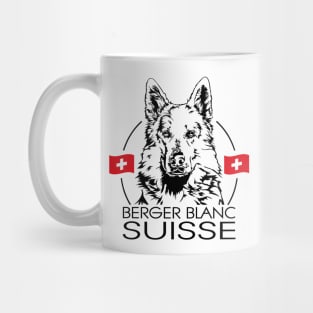 Berger Blanc Suisse Portrait Mug